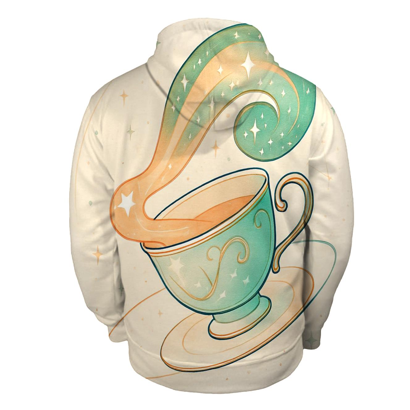Teacup Comet Reverie zip-up hoodies