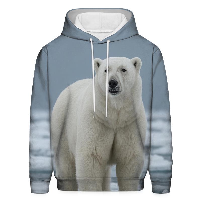 Ice Edge Sentinel Polar Bear hoodies fashion
