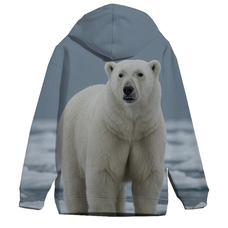 Ice Edge Sentinel Polar Bear hoodies fashion