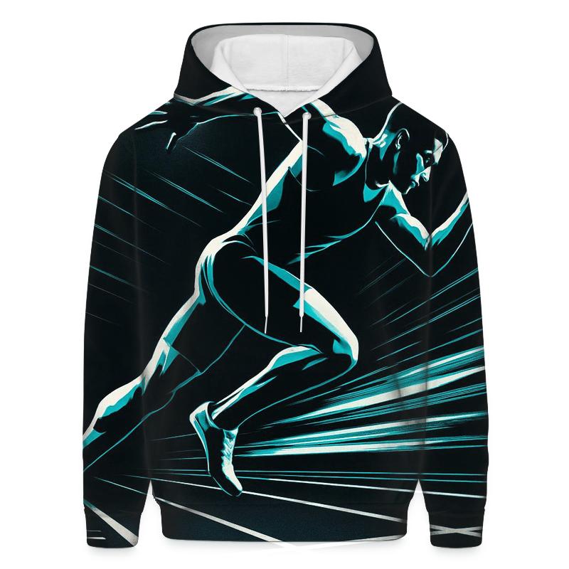 Midnight Sprint Lane Geometry hoodie trends