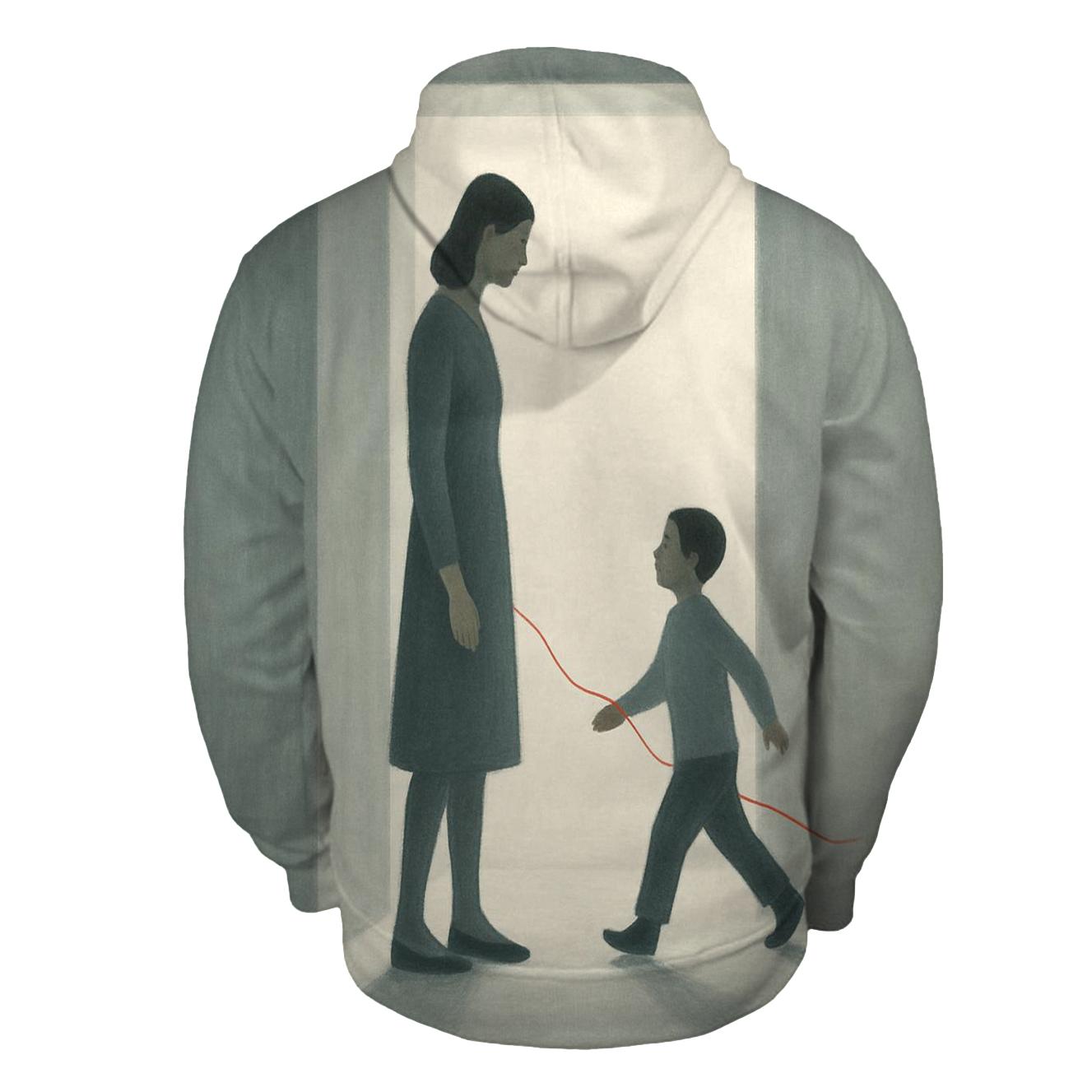 The Promise She Kept Without Saying It zip-up hoodies