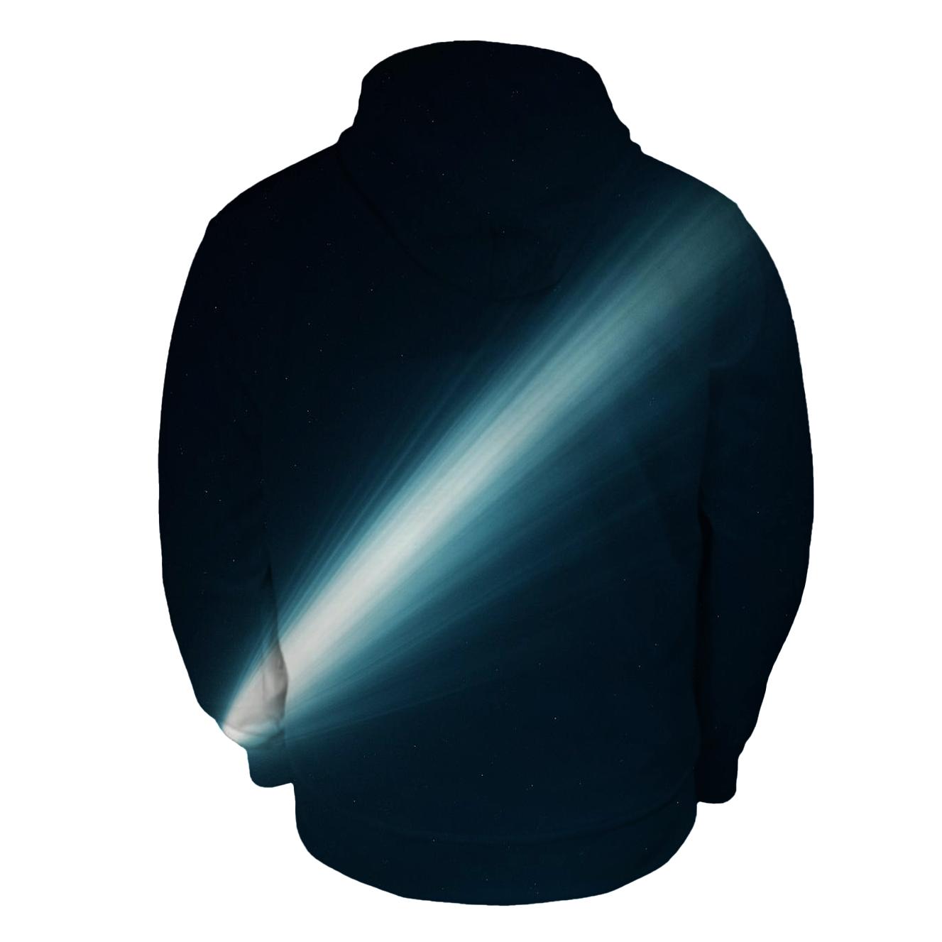 Comet Tail Linear Gradient printed hoodies