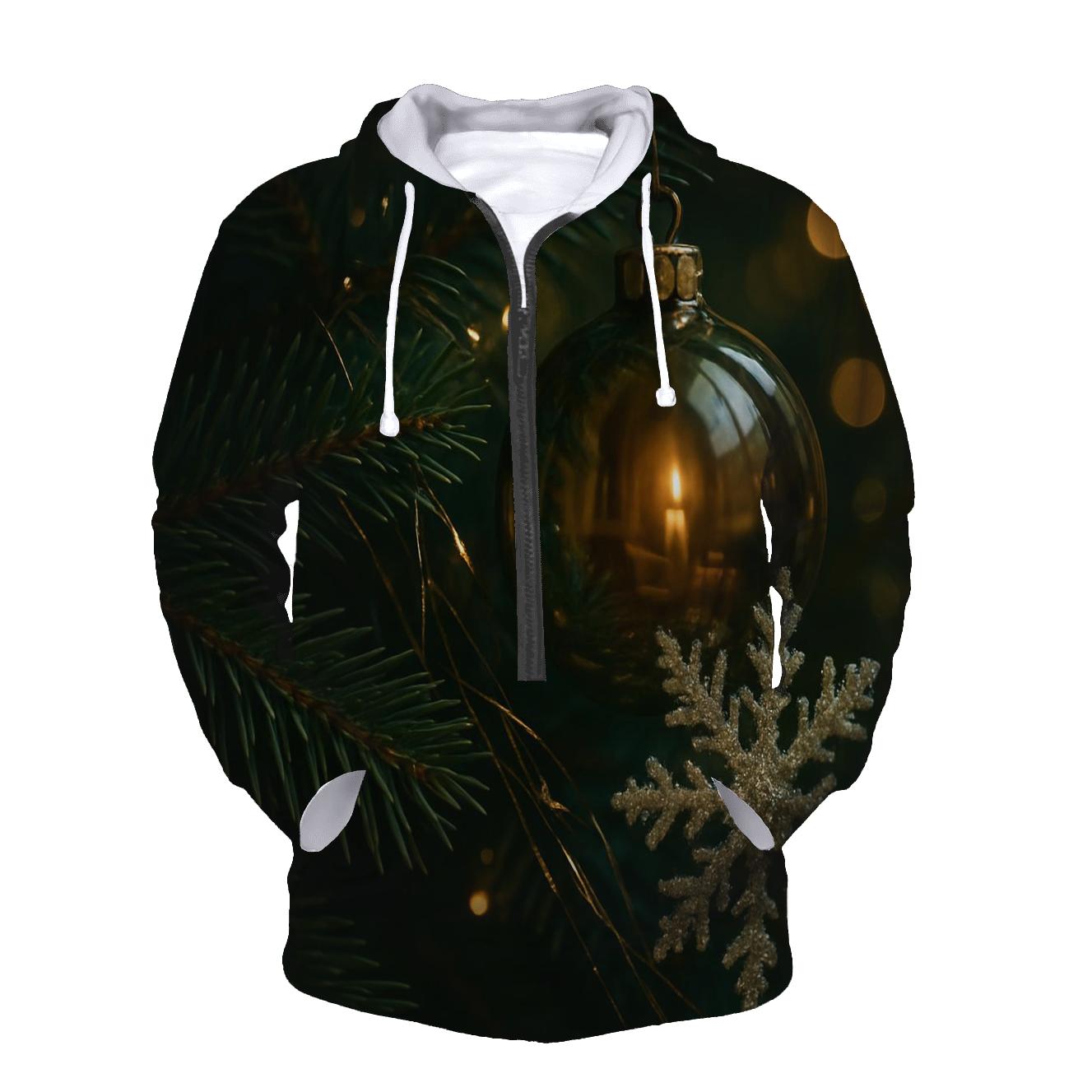 Tree Branch Baubles Reflecting Family Candlelight hoodie designs