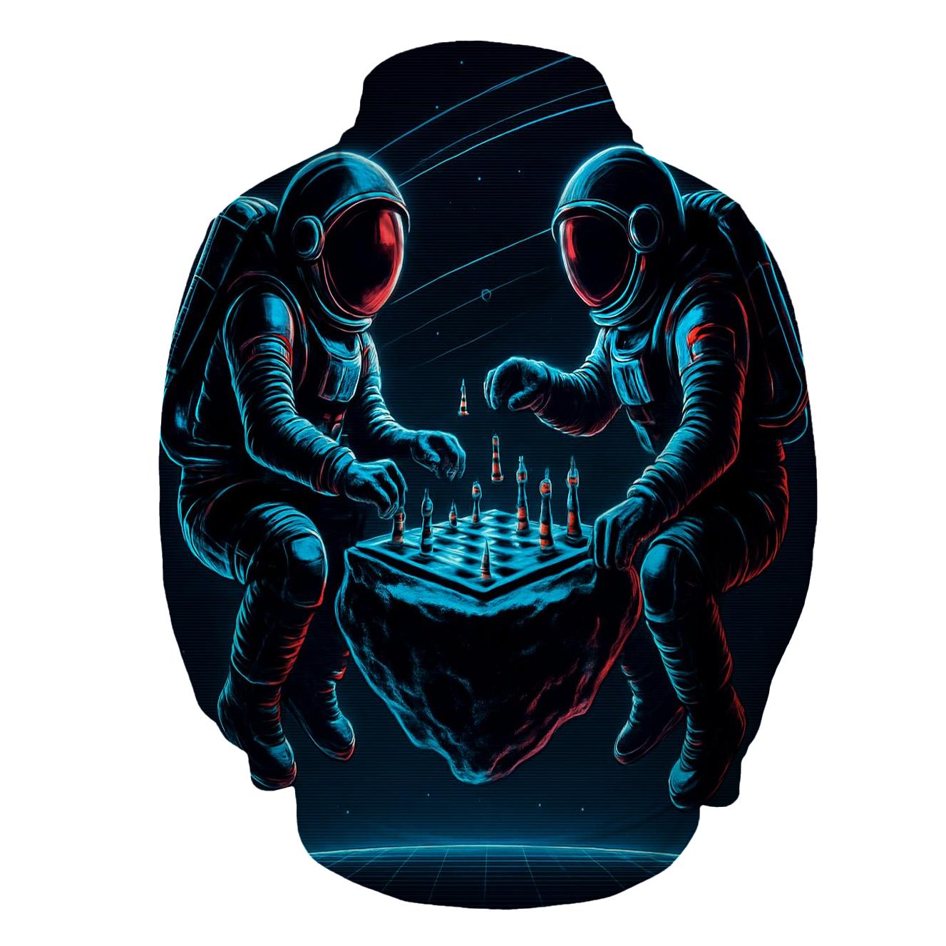 Magnet Moon Chess Duel custom hoodies