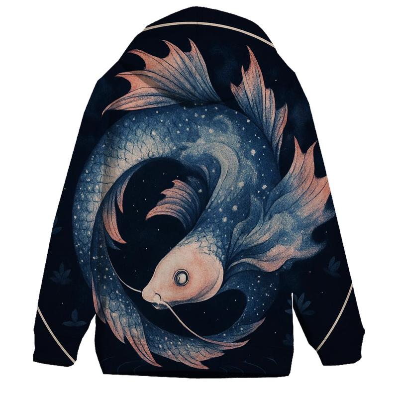 Koi Nebula Ouroboros hoodies fashion