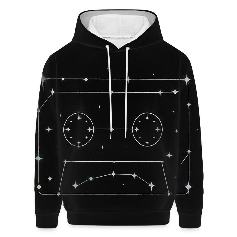 Cassette Constellation Map heavyweight hoodies