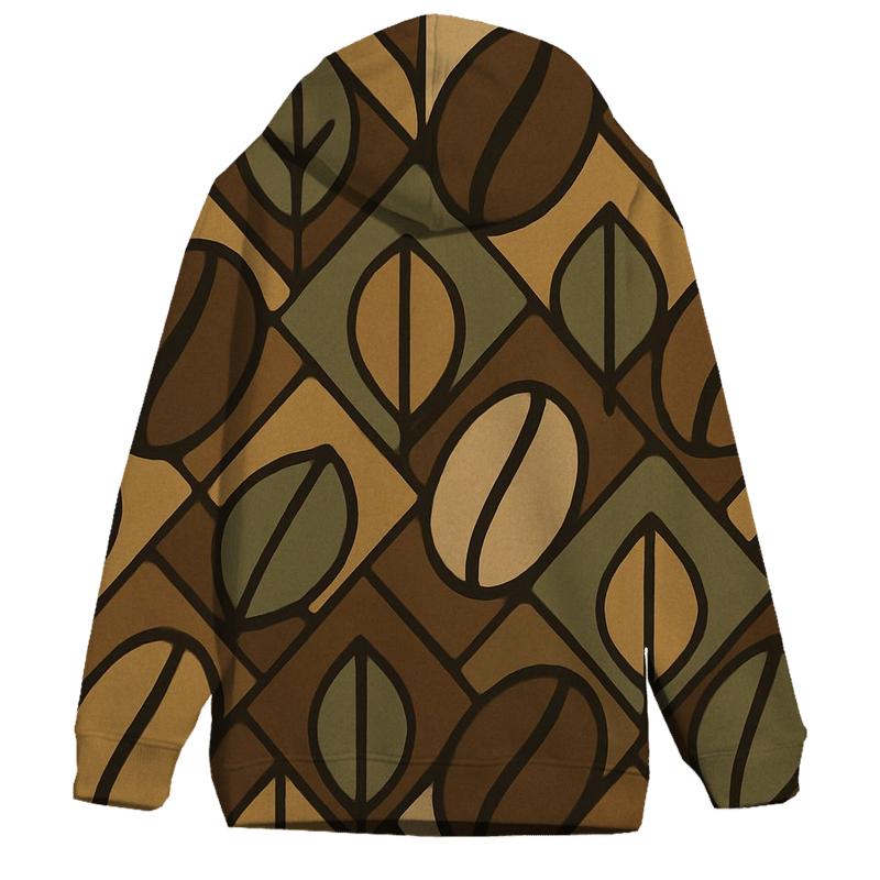 Bean Mosaic Tile embroidered hoodies