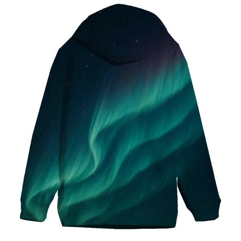 Aurora Oval Over Midnight Sea hoodies fashion