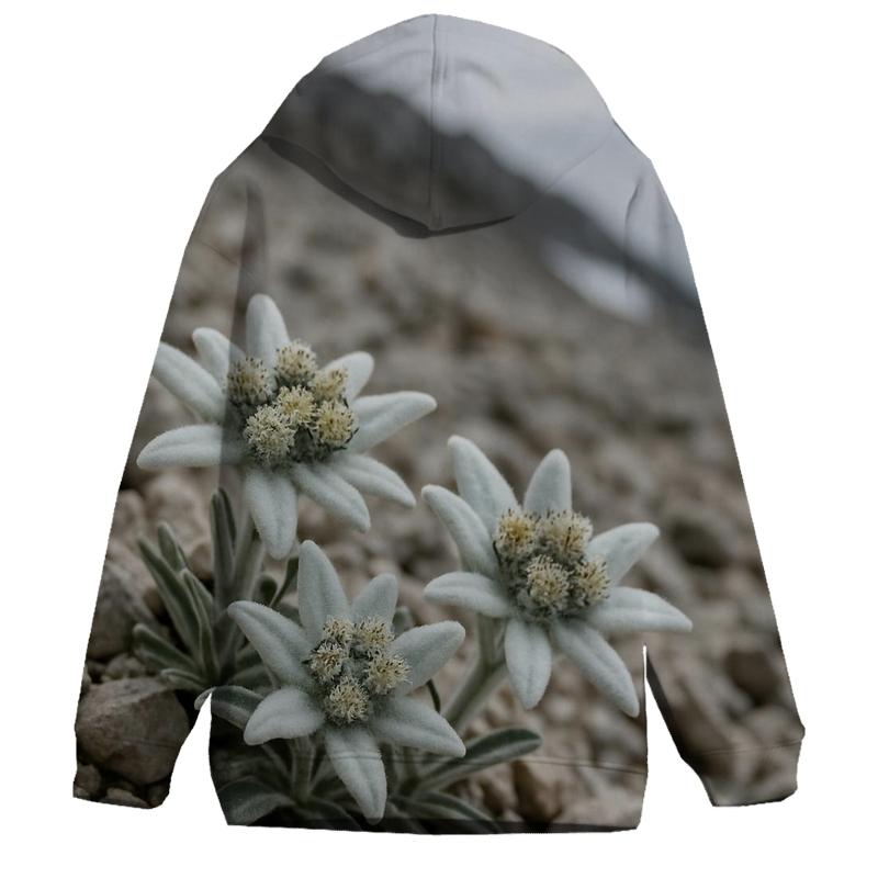 Alpine Edelweiss Among Limestone Scree hoodie styles