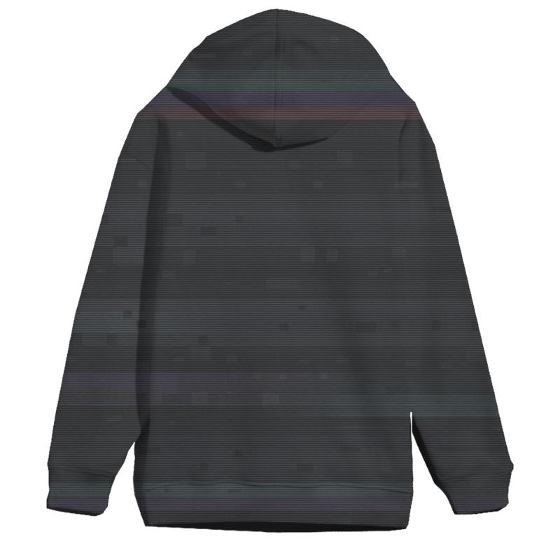 VHS Tracking Wave Stripes hoodie trends