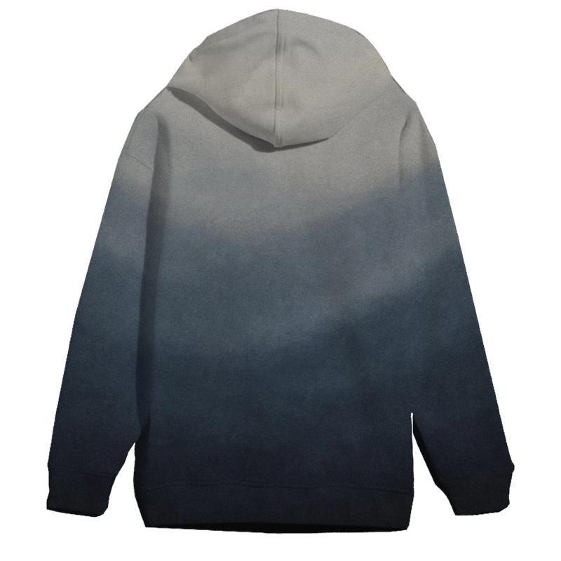 Moonlit Ink Wash Gradient premium hoodies