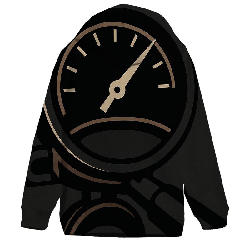Espresso Gauge Cutaway hoodies fashion