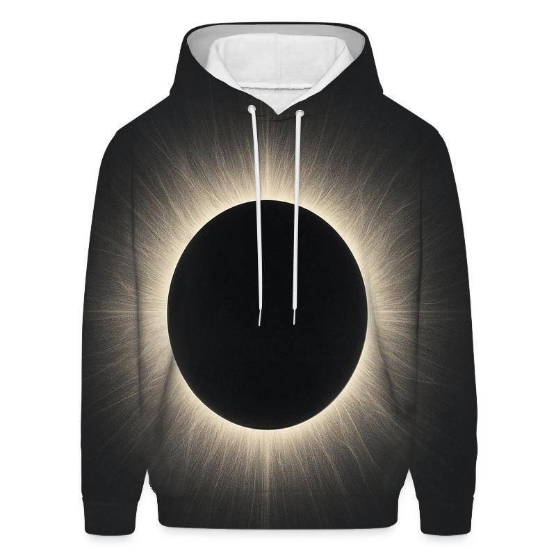 Eclipse Corona Lacework Medallion printed hoodies