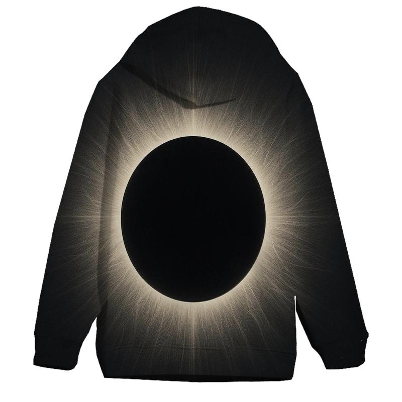 Eclipse Corona Lacework Medallion printed hoodies