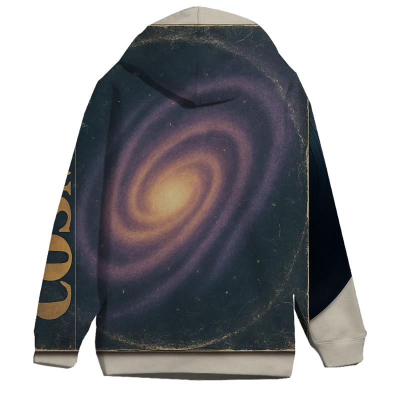 Worn Vinyl Record Galaxy Sleeve hoodie trends