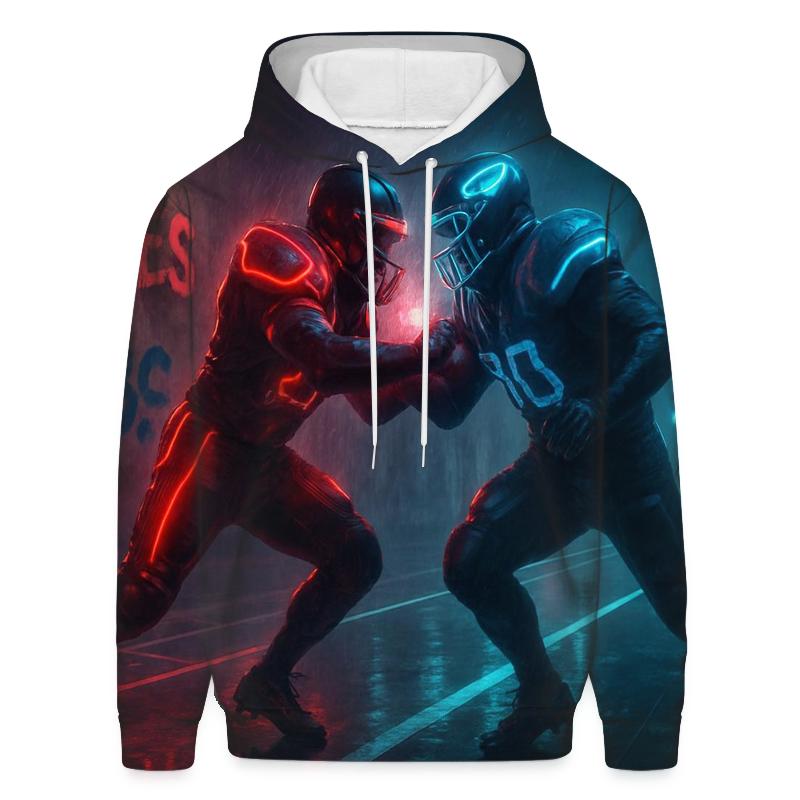 Neon Transit Tunnel Showdown custom hoodies