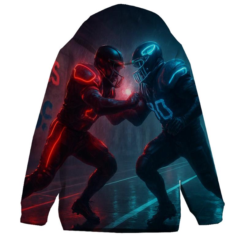 Neon Transit Tunnel Showdown custom hoodies