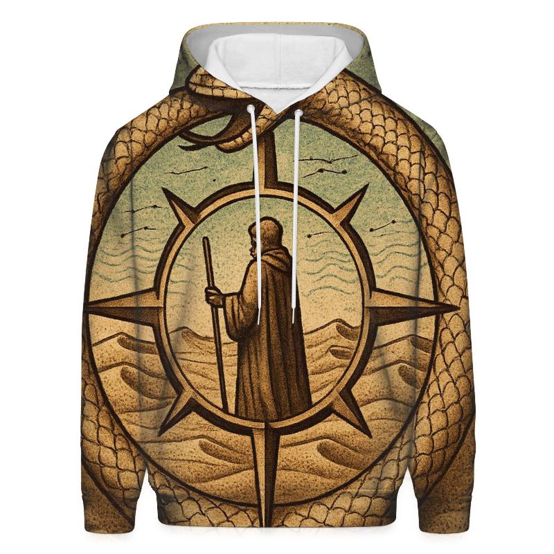 Dune Mirage Ouroboros Compass designer hoodies