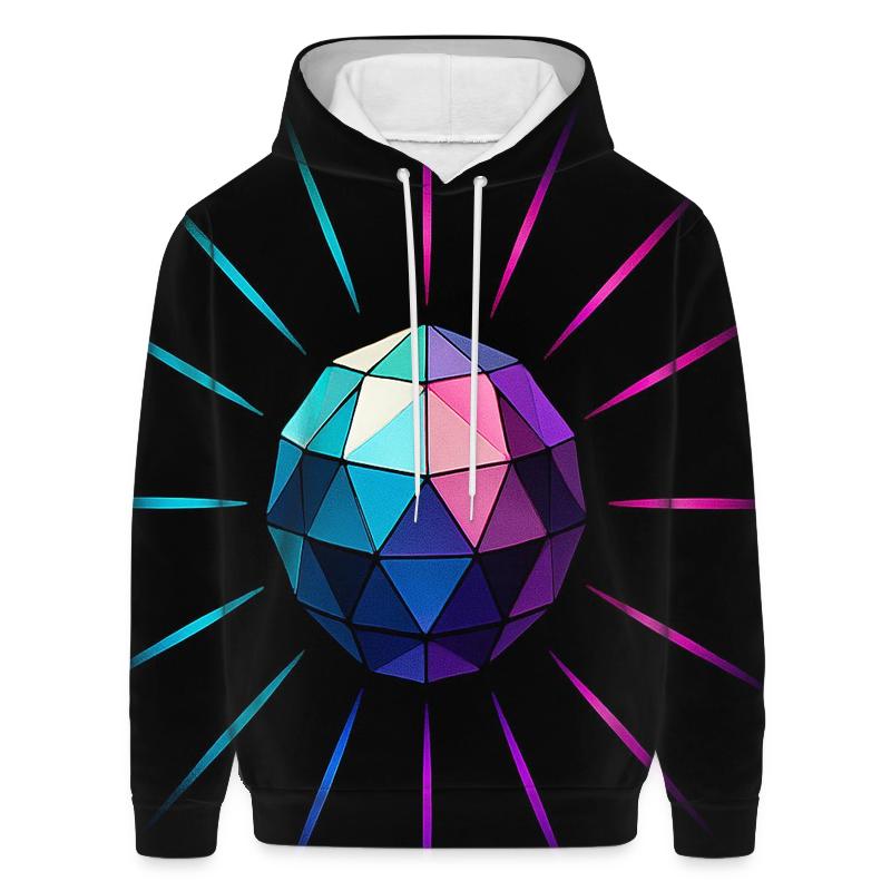 Disco Prism Burst heavyweight hoodies