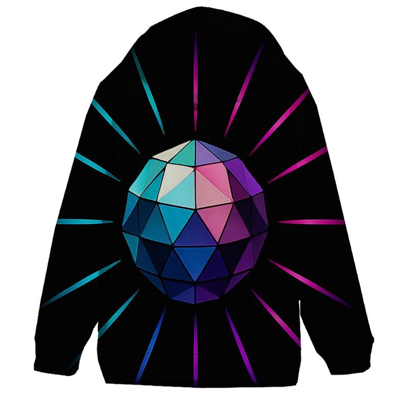 Disco Prism Burst heavyweight hoodies