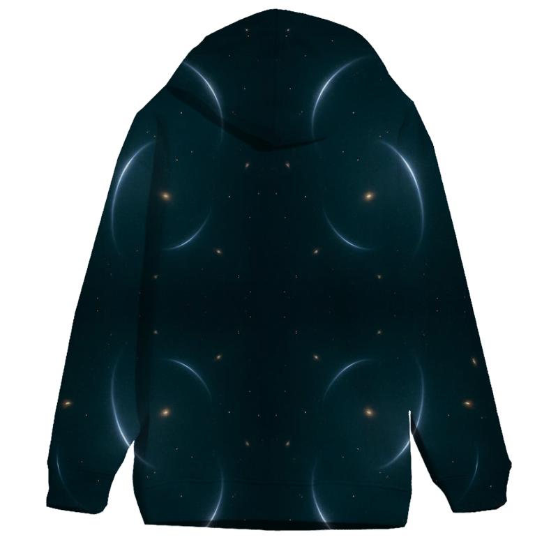 Gravitational Lens Arc Constellation lightweight hoodies