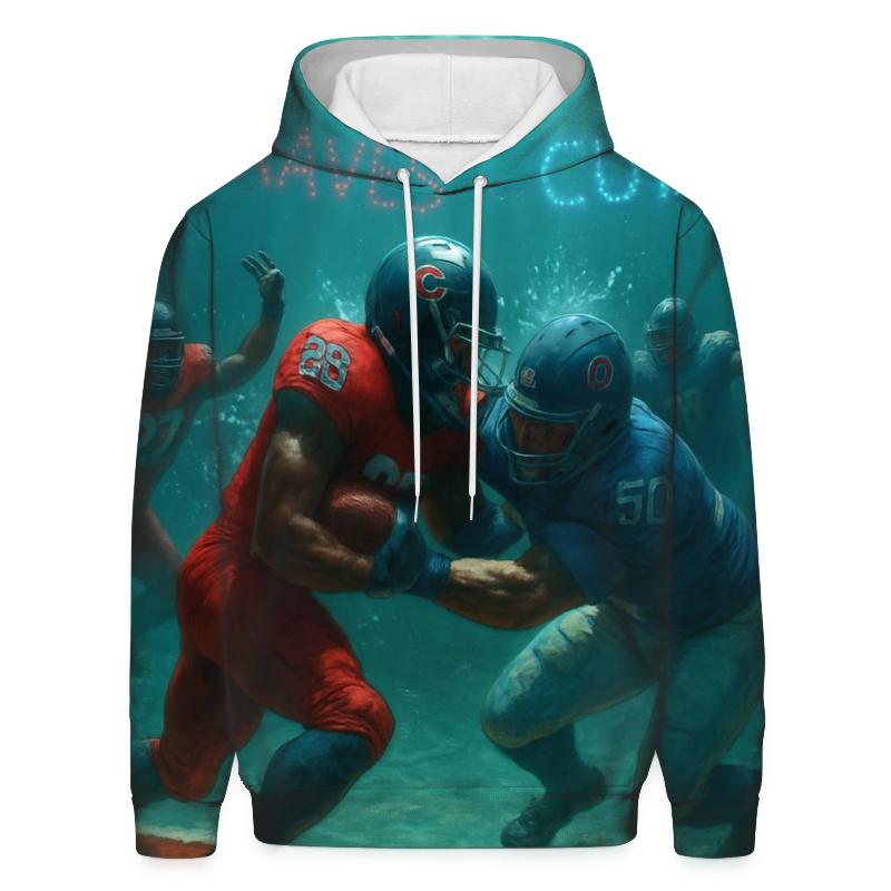 Deep Sea Stadium Collision custom hoodies