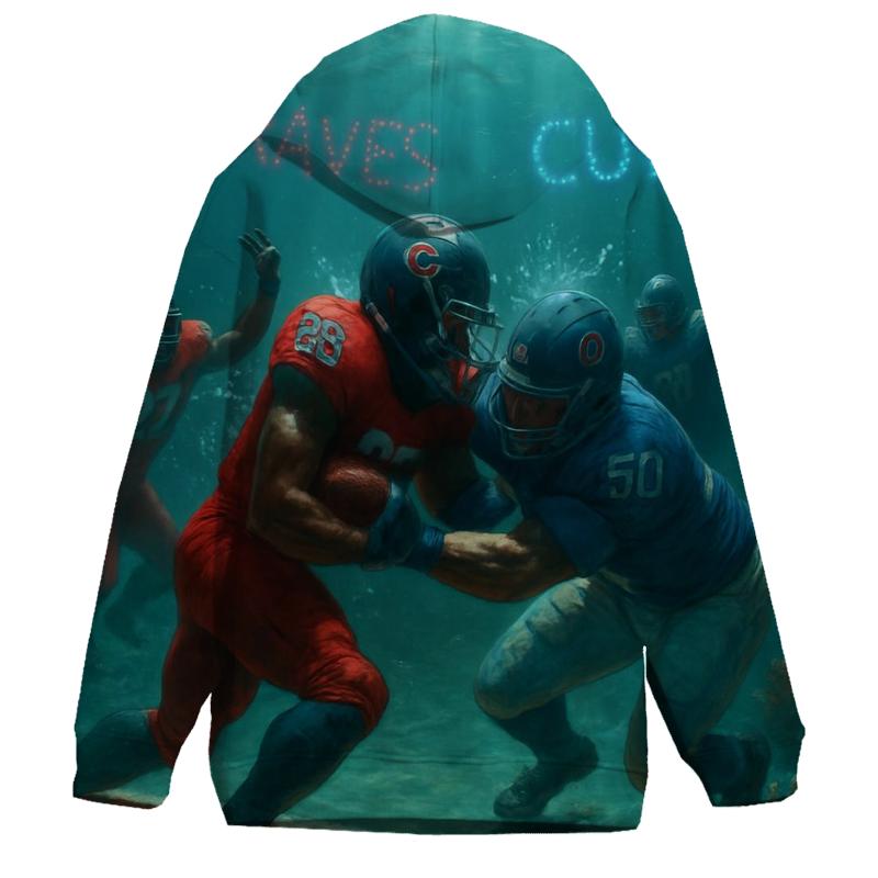 Deep Sea Stadium Collision custom hoodies