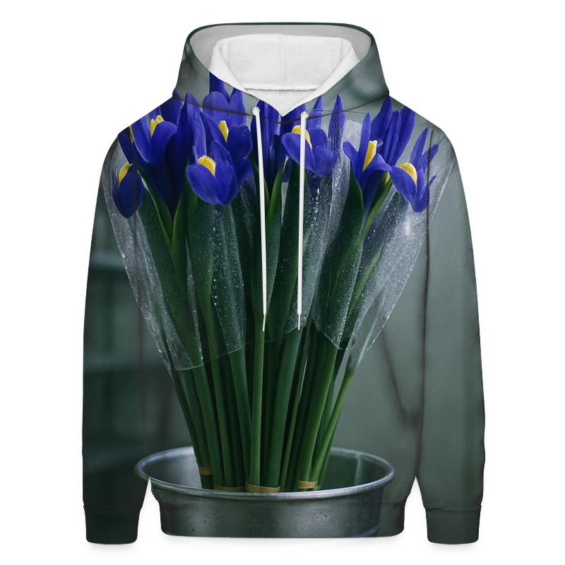 Dutch Iris Stems In A Florist Cold Room custom hoodies