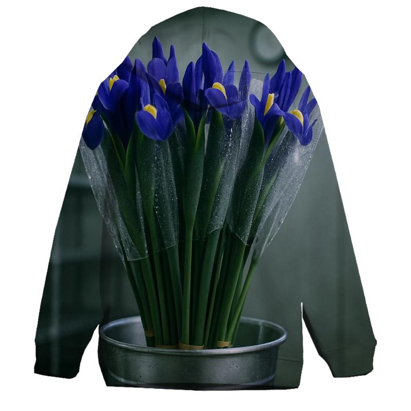 Dutch Iris Stems In A Florist Cold Room custom hoodies