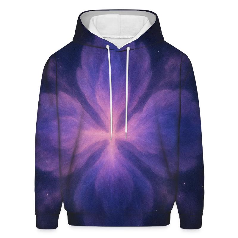 Nebula Petal Bloom Gradient premium hoodies