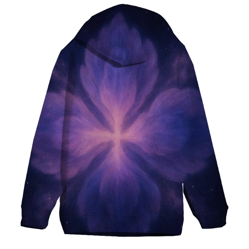 Nebula Petal Bloom Gradient premium hoodies