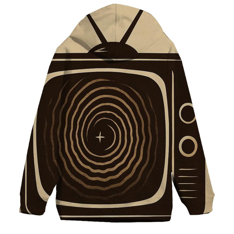 Retro Television Star Portal graphic hoodies