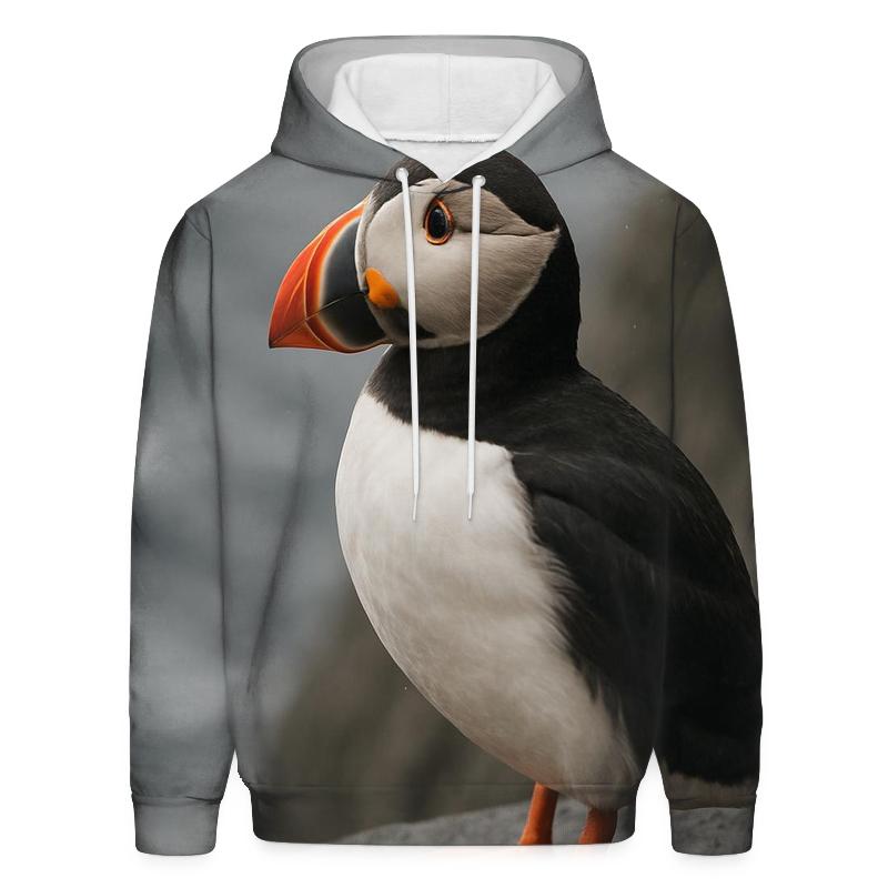 Basalt Ledge Watch Atlantic Puffin printed hoodies