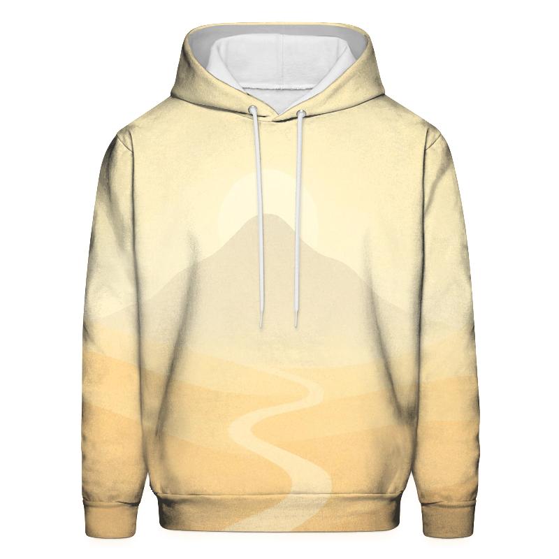 Dawn Path Through Mist lightweight hoodies