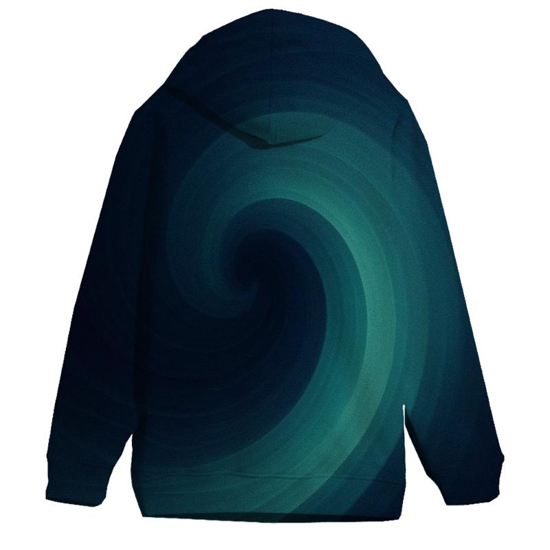 Midnight Tide Conic Gradient lightweight hoodies
