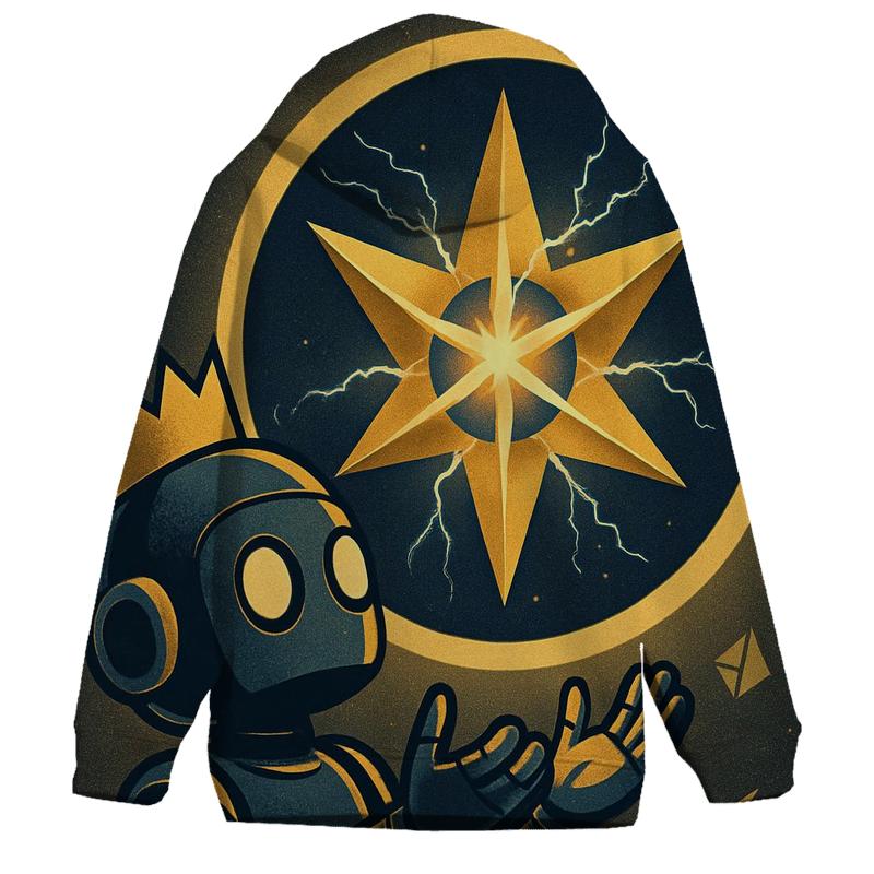 Paper Crown Star Engine premium hoodies