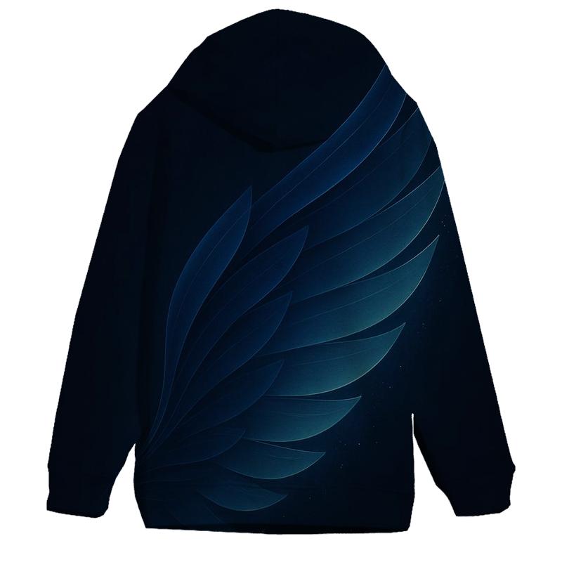 Wings Of Calm Ascent embroidered hoodies