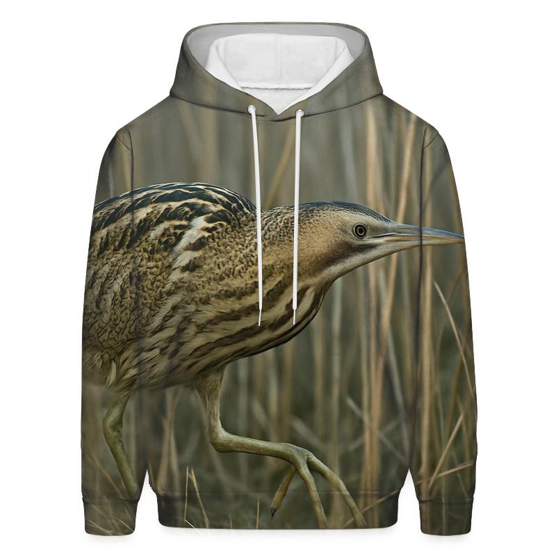 Reedbed Stalk Eurasian Bittern heavyweight hoodies