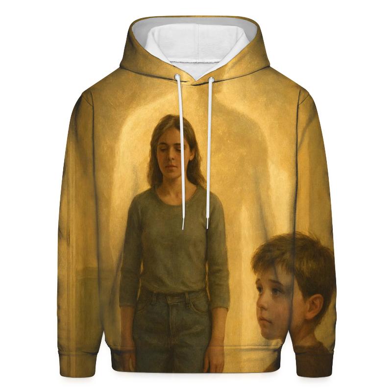 The Courage She Hid Inside Ordinary Days embroidered hoodies