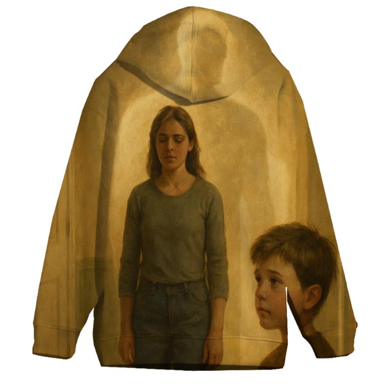 The Courage She Hid Inside Ordinary Days embroidered hoodies