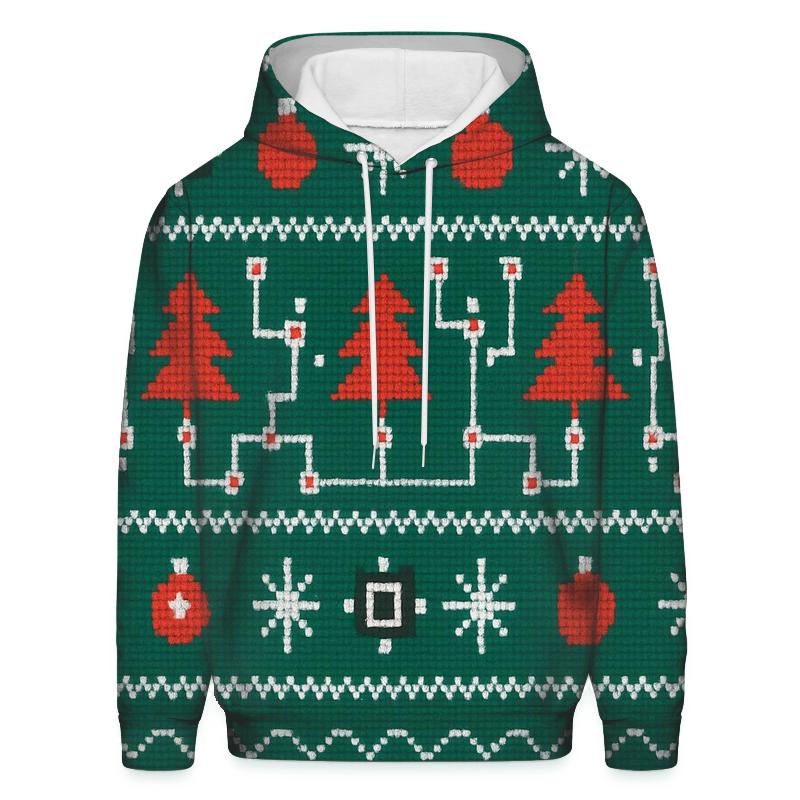 Christmas Tree Circuit Row Design hoodie trends