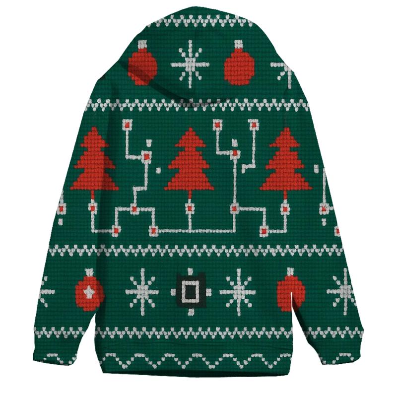 Christmas Tree Circuit Row Design hoodie trends