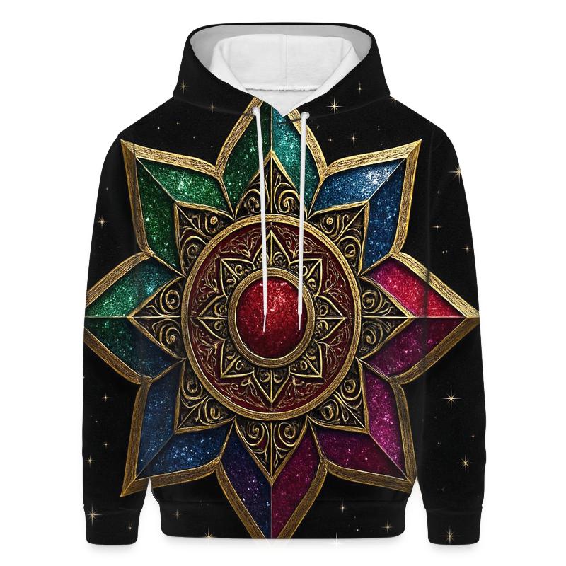 Jewel Tone Star Crest Emblem lightweight hoodies