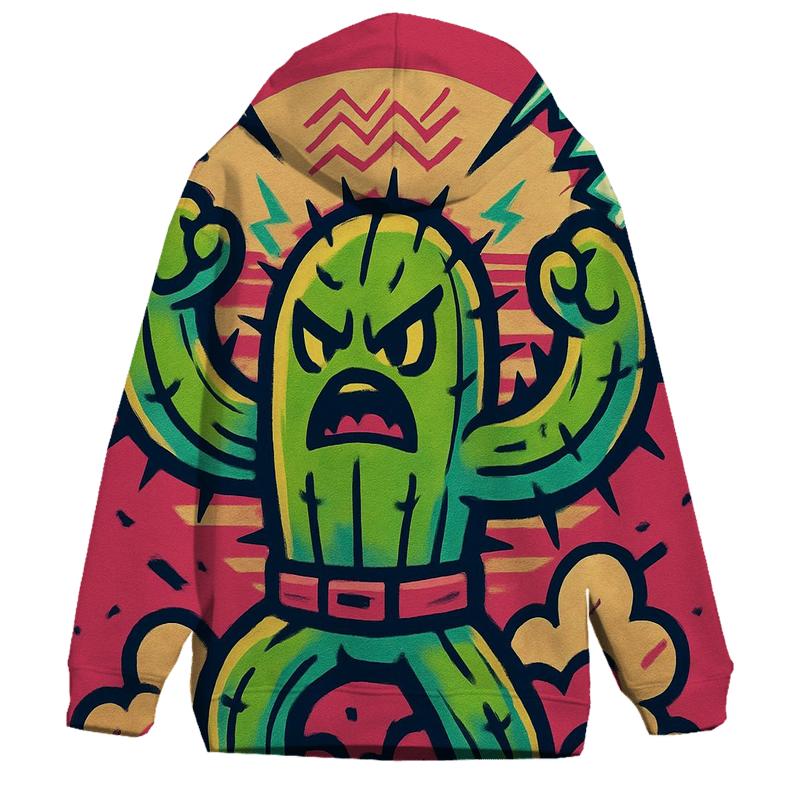Cactus Thunder Totem designer hoodies