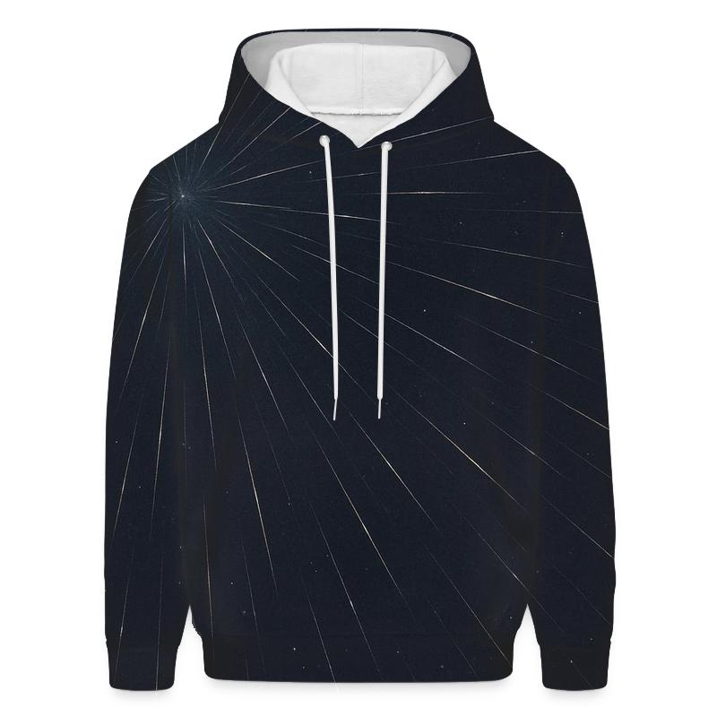 Meteor Radiant Convergence Field graphic hoodies