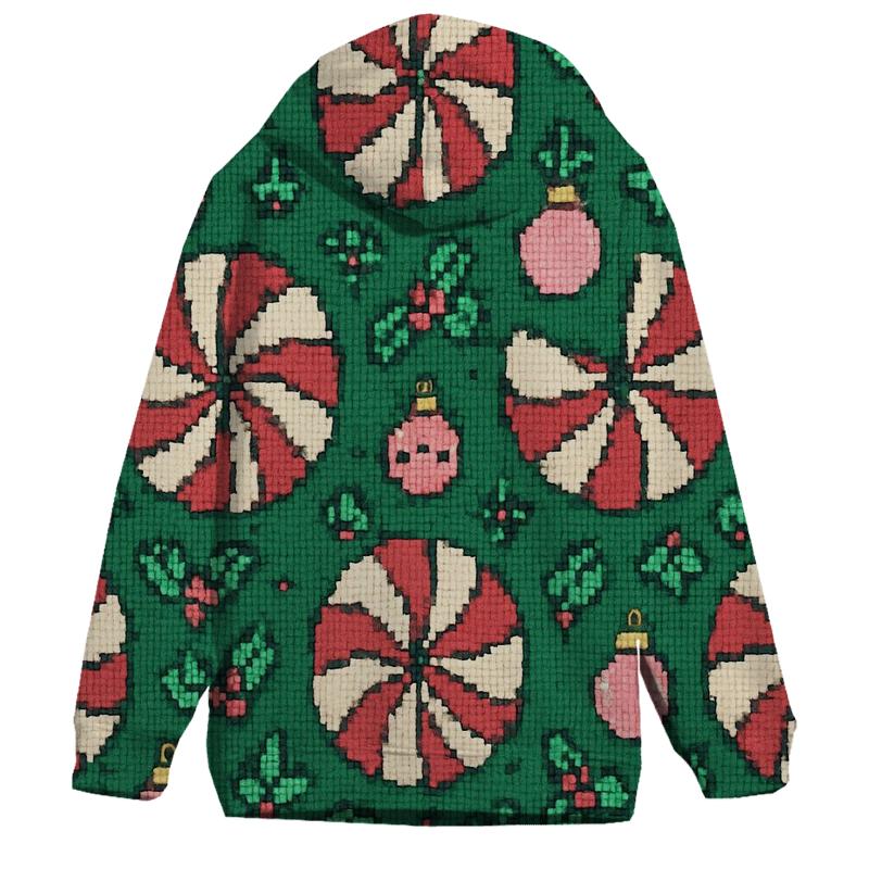 Candy Cane Carousel Wheel Design custom hoodies