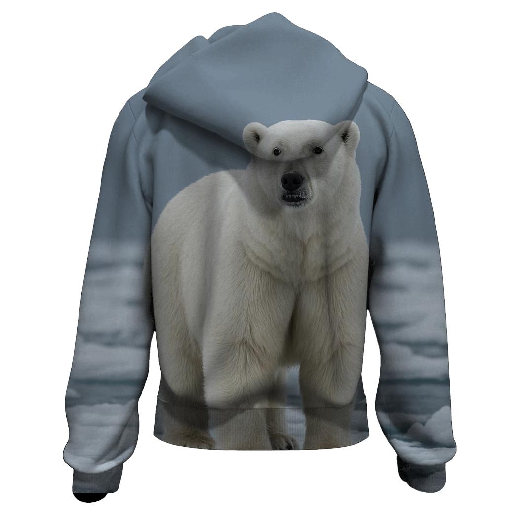 Ice Edge Sentinel Polar Bear hoodie designs