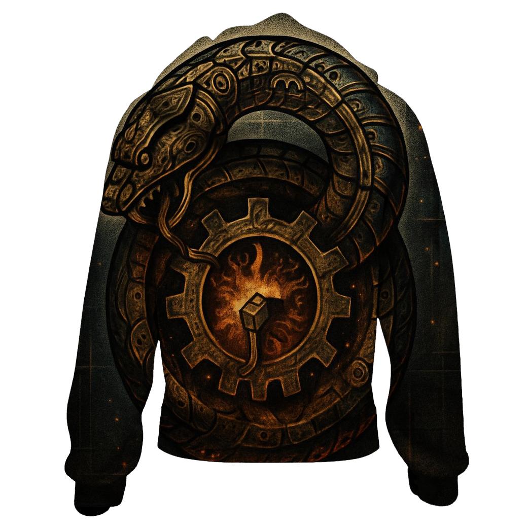 Clockwork Ouroboros Foundry heavyweight hoodies