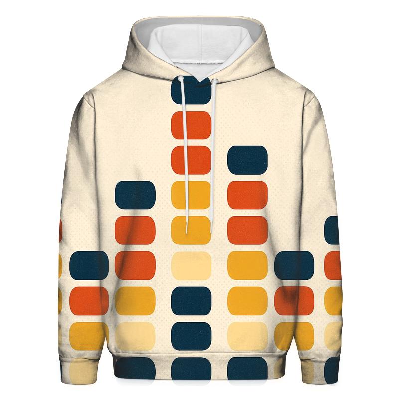 Seventies Stereo Equalizer Blocks lightweight hoodies