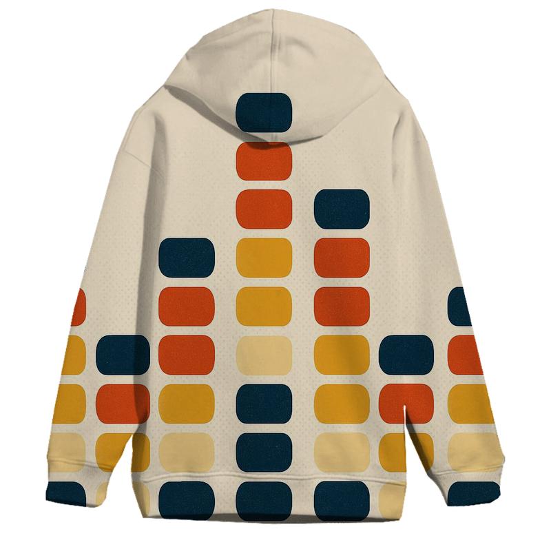 Seventies Stereo Equalizer Blocks lightweight hoodies